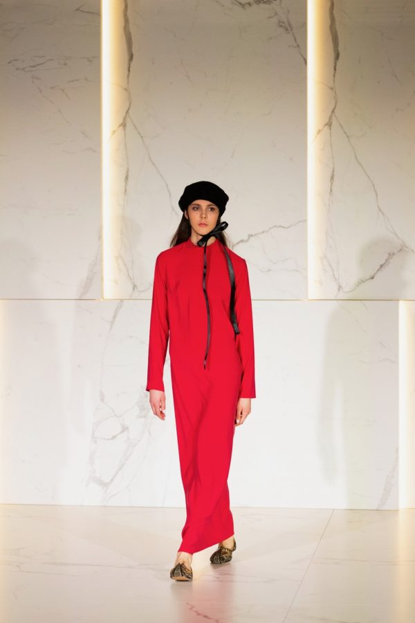 Red silk